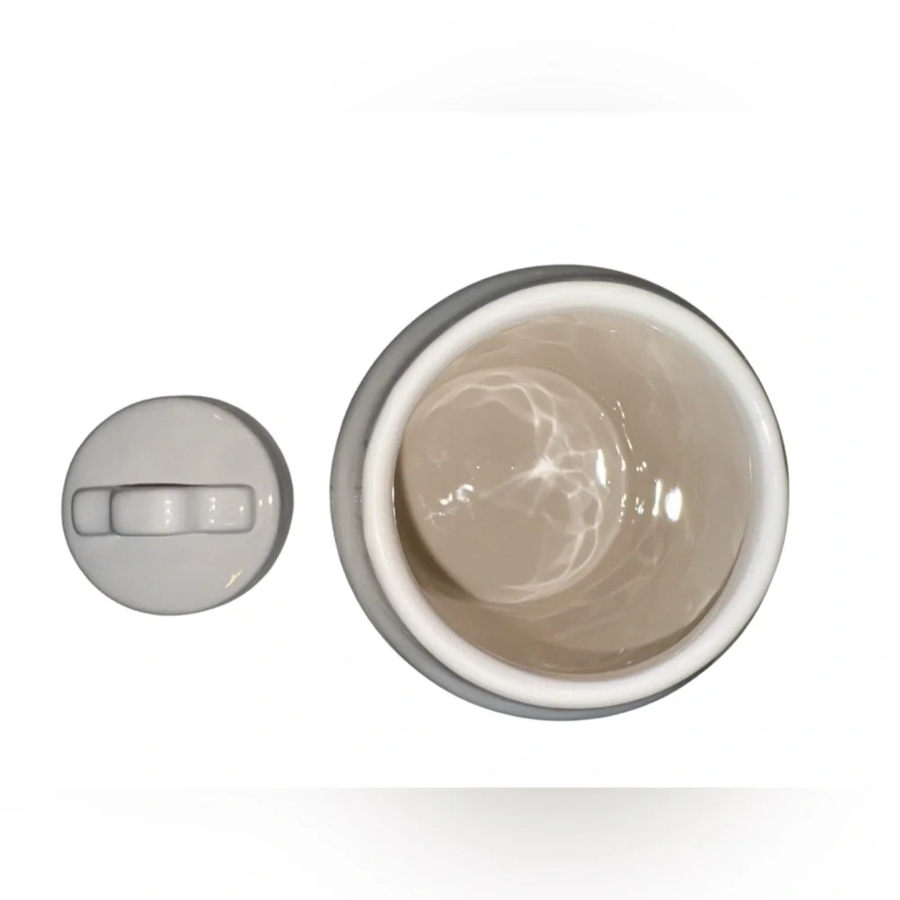 Rae Dunn Artisan CoCeramic ROLL Canister with lid